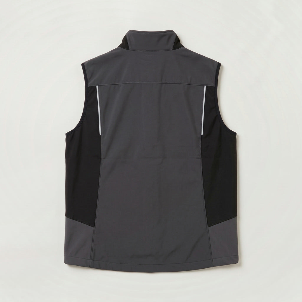 Dynamic Softshell Yelek - Gri - Arka
