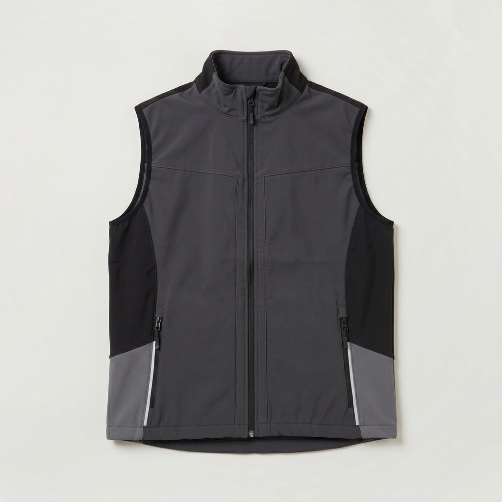 Dynamic Softshell Yelek - Gri - Ön