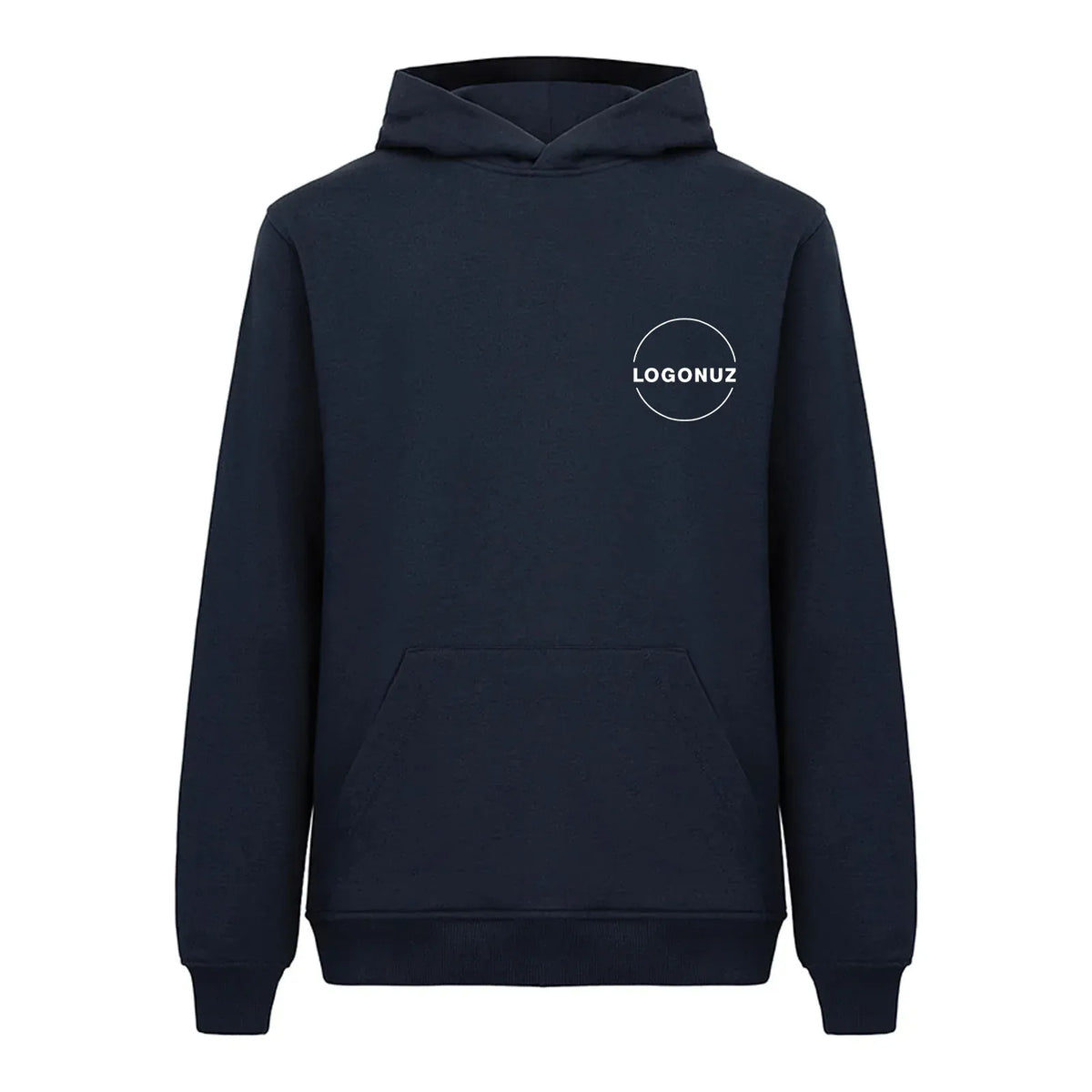 Recycle Kapüşonlu Sweatshirt - Lacivert
