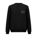 Recycle Sıfır Yaka Sweatshirt - Siyah